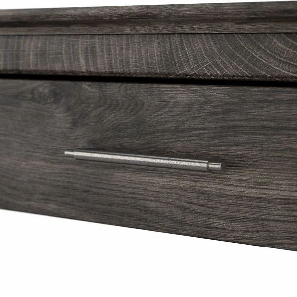 Bush Furniture Key West Console Table With Drawers And Shelves In Dark Gray Hickory 5 Bush Furniture Key West Console Table With Drawers And Shelves In Dark Gray Hickory - Image 5