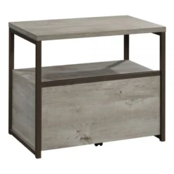 Sauder Manhattan Gate 31”W Lateral 1-Drawer File Cabinet, Mystic Oak