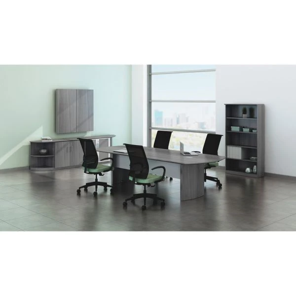 Mayline Medina Series Conference Tables, 82 1/2w X 5/8d X 11 4/5h, Gray Steel 4 Mayline Medina Series Conference Tables, 82 1/2w X 5/8d X 11 4/5h, Gray Steel - Image 4