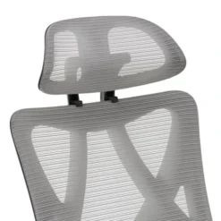 Serta SitTrue Ridgefield Ergonomic Mesh/Vegan Leather High-Back Task Chair, Gray/Black -office furniture sale 143721c12063500a1dc5e33fdb39e64e37