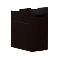 Allsteel Radii Console Hinged Undermount File Cabinet, 1 Legal/Letter-Size File Drawer, Flint, 10" X 15" X 16"