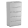 Alera Lateral File, 5 Legal/Letter/A4/A5-Size File Drawers, Light Gray, 36" X 18.63" X 67.63"