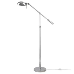 Dexter Height Adjustable/Tilting Floor Lamp With Metal Shade In Polished Nickel/Polished Nickel -office furniture sale 15cdb7d3658b517c79309d8c3889d1b1ac