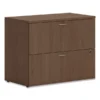 HON Mod Lateral File, 2 Legal/Letter-Size File Drawers, Sepia Walnut, 36" X 20" X 29"