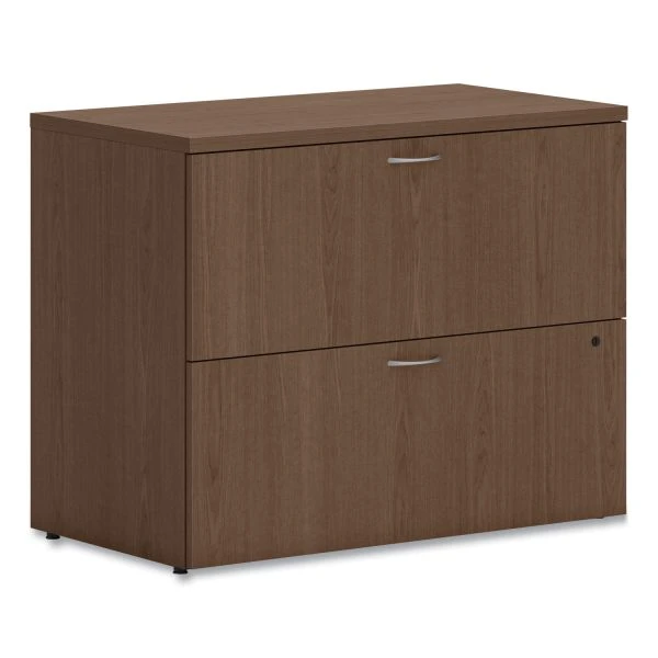 HON Mod Lateral File, 2 Legal/Letter-Size File Drawers, Sepia Walnut, 36" X 20" X 29" 1 HON Mod Lateral File, 2 Legal/Letter-Size File Drawers, Sepia Walnut, 36" X 20" X 29"