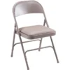 Lorell Steel Padded Folding Chairs