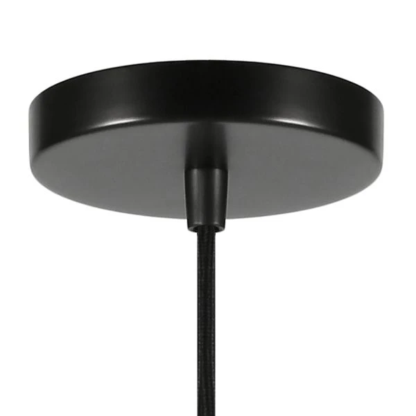 Ambrose 7.63" Wide Pendant With Glass Shade In Blackened Bronze/White Milk 7 Ambrose 7.63" Wide Pendant With Glass Shade In Blackened Bronze/White Milk - Image 7