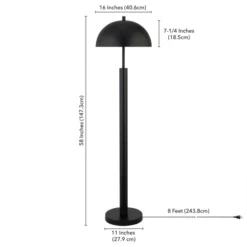 York 58" Tall Floor Lamp With Metal Shade In Blackened Bronze 7 York 58" Tall Floor Lamp With Metal Shade In Blackened Bronze -office furniture sale 1673a0f5148813520ea490ef272b38366d
