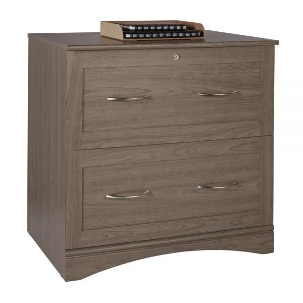 Pelingo 31”W Lateral 2-Drawer File Cabinet, Gray 8 Pelingo 31”W Lateral 2-Drawer File Cabinet, Gray - Image 8