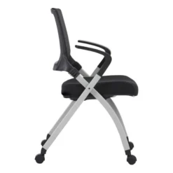 WorkPro AnyPlace Folding Nesting Chairs, Black, Pack Of 2 Chairs -office furniture sale 1748816bd4f5e35a8d53a816a8915c30a9