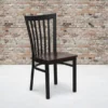 Flash Furniture School House Back Metal Restaurant Chair