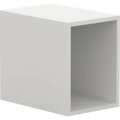 Lorell White Single Cubby Storage Base Adder Unit