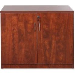 Lorell Essentials Srs Cherry Laminate Storage Cabinet -office furniture sale 189b58611fca9aeae10bd968c65c99e4a9