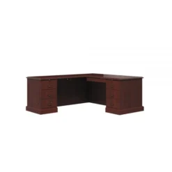 HON 94000 Series "L" Workstation Right Return, 48w X 24d X 29.5h, Mahogany -office furniture sale 193a1104a8434f36ed6bfe186d1a8dfcfe