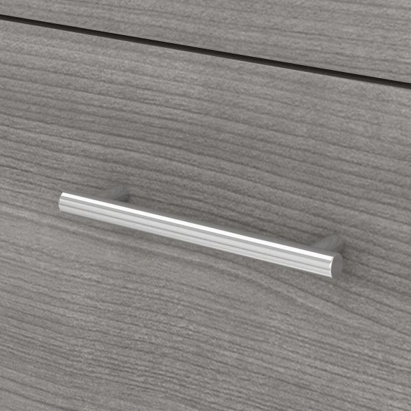 Bush Furniture Somerset 72W L Shaped Desk With Hutch In Platinum Gray 3 Bush Furniture Somerset 72W L Shaped Desk With Hutch In Platinum Gray - Image 3