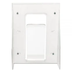Deflecto Stand-Tall Wall-Mount Literature Rack, Magazine, 9.13w X 3.25d X 11.88h, Clear -office furniture sale 19e4bd831981b825bb44162a43a7943391