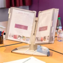 Tarifold, Inc. Modular Reference Display Starter Set, 10 Wire-Reinforced Pockets -office furniture sale 19f2d6198b708f9dcd92787a58c6afd54d