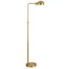 Arundel 66" Tall Integrated LED Floor Lamp With Metal Shade In Brushed Brass