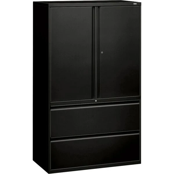 HON 800 Series Wide Lateral File With Storage Cabinet - 2-Drawer 1 HON 800 Series Wide Lateral File With Storage Cabinet - 2-Drawer