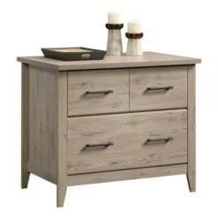 Sauder Summit Station 34"W Lateral 1-Drawer File Cabinet, Laurel Oak -office furniture sale 1ab6f1a4c2adb1aa907db851b84551af77