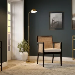 Arundel 66" Tall Integrated LED Floor Lamp With Metal Shade In Brushed Brass -office furniture sale 1bda3ce770300c6dbadb72b8d51f353cc5