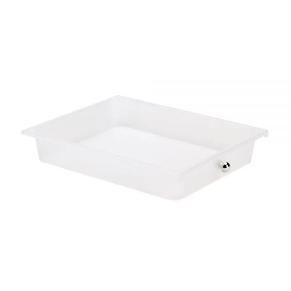 10-Drawer Mobile Cart, 35-13/16”H X 12-5/8”W X 14-3/8”D, White/Chrome 2 10-Drawer Mobile Cart, 35-13/16”H X 12-5/8”W X 14-3/8”D, White/Chrome - Image 2