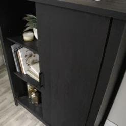 Sauder Summit Station 52"H Bookcase With Sliding Door, Raven Oak 17 Sauder Summit Station 52"H Bookcase With Sliding Door, Raven Oak -office furniture sale 1c27b269bc4629a383b319f3f2e96597b9