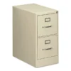 Alera Two-Drawer Economy Vertical File, 2 Letter-Size File Drawers, Putty, 15" X 25" X 28.38"