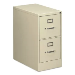 Alera Two-Drawer Economy Vertical File, 2 Letter-Size File Drawers, Putty, 15" X 25" X 28.38"