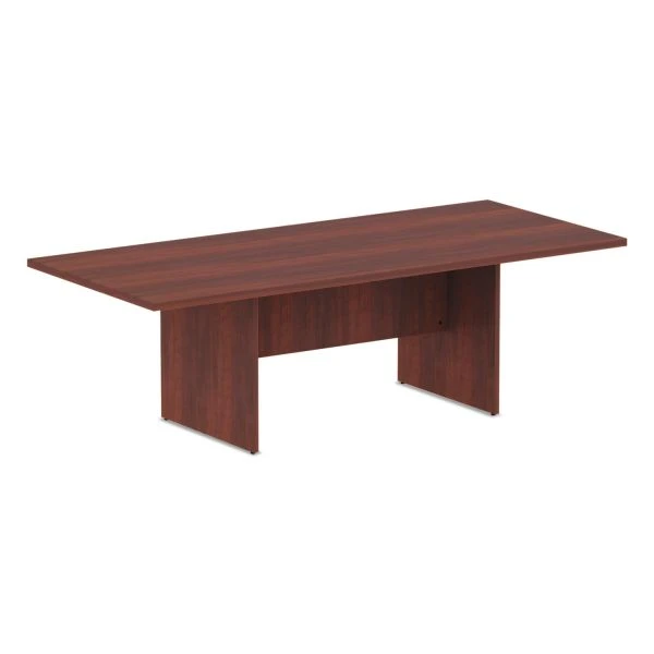 Alera Valencia Series Conference Table, Rectangular, 94.5w X 41.38d X 29.5h, Medium Cherry 1 Alera Valencia Series Conference Table, Rectangular, 94.5w X 41.38d X 29.5h, Medium Cherry
