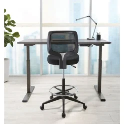 Architect Desk Lamp, Adjustable, 21-1/2"H, Black/Silver -office furniture sale 1e394395ac8dce2de52c166d1d1711d47d