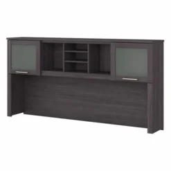 Bush Furniture Somerset 72W Desk Hutch In Storm Gray