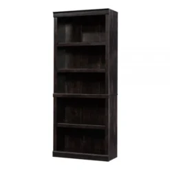72"H 5-Shelf Bookcase, Peppered Black -office furniture sale 1f0a2b8152c0e84ac691bd1f646fd4e01f