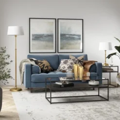 Derek 24.25" Tall Table Lamp With Fabric Shade In Brass/White -office furniture sale 1f0db286399b0fe793c2c621377b75a242