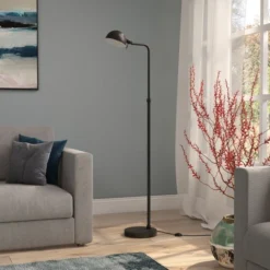 Arundel 66" Tall Integrated LED Floor Lamp With Metal Shade In Blackened Bronze 10 Arundel 66" Tall Integrated LED Floor Lamp With Metal Shade In Blackened Bronze -office furniture sale 1f343caa9706f94f613df234204bfaec98