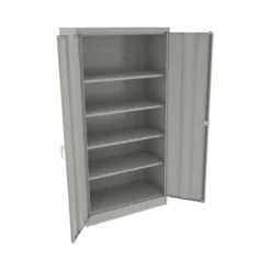 Alera Assembled 72" High Heavy-Duty Welded Storage Cabinet, Four Adjustable Shelves, 36w X 18d, Light Gray -office furniture sale 1f86f74fe1b99699192f3e94dd35a6a360