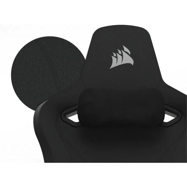 Corsair TC200 Gaming Chair - Soft Fabric - Black/Black 6 Corsair TC200 Gaming Chair - Soft Fabric - Black/Black - Image 6