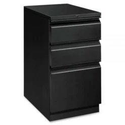 HON Brigade Mobile Pedestal With Pencil Tray Insert, Left Or Right, 3-Drawers: Box/Box/File, Letter, Black, 15" X 19.88" X 28" 6 HON Brigade Mobile Pedestal With Pencil Tray Insert, Left Or Right, 3-Drawers: Box/Box/File, Letter, Black, 15" X 19.88" X 28" -office furniture sale 1fcfc48b01747a3d07f0d80efe5cc17130