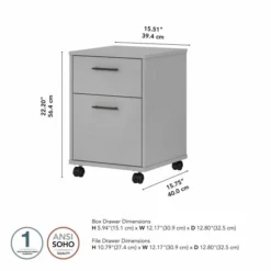 Bush Furniture Key West 2 Drawer Mobile File Cabinet In Cape Cod Gray -office furniture sale 1ff28c26d497c70d623198ada030e3a7d0