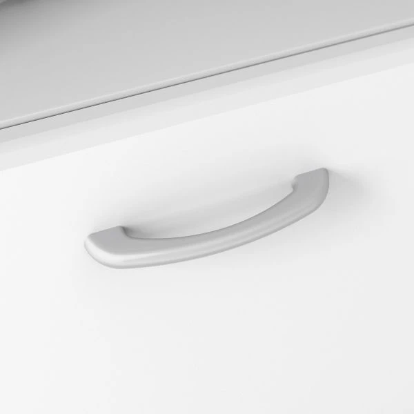 Bush Furniture Cabot 60W L Shaped Computer Desk In White 5 Bush Furniture Cabot 60W L Shaped Computer Desk In White - Image 5