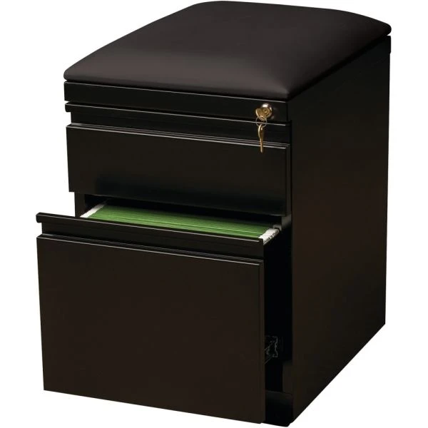 Lorell 2-Drawer Mobile File Cabinet With Seating 7 Lorell 2-Drawer Mobile File Cabinet With Seating - Image 7