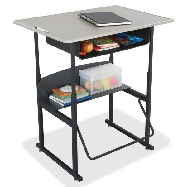 Safco AlphaBetter Desk, 36 X 24 Standard Top With Book Box 1 Safco AlphaBetter Desk, 36 X 24 Standard Top With Book Box