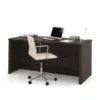 Bestar Embassy 66" Executive Desk In Dark Chocolate