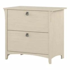 Bush Furniture Salinas 2 Drawer Lateral File Cabinet In Antique White