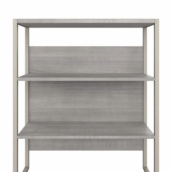 Bush Business Furniture Hybrid 2 Drawer Lateral File Cabinet With Shelves In Platinum Gray 10 Bush Business Furniture Hybrid 2 Drawer Lateral File Cabinet With Shelves In Platinum Gray - Image 10