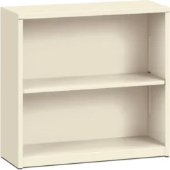 HON Metal Bookcase, Two-Shelf, 34.5w X 12.63d X 29h, Putty -office furniture sale 255137d78db3b5a9b81ebf9ab7d9a0f502