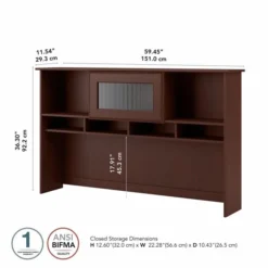 Bush Furniture Cabot Hutch In Harvest Cherry -office furniture sale 25d18f4f9bc6fffc9457e35c1020807ea8
