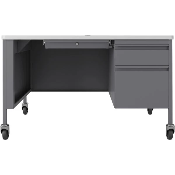 Lorell Fortress Steel Teachers Desk 3 Lorell Fortress Steel Teachers Desk - Image 3