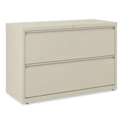 Alera Lateral File, 2 Legal/Letter-Size File Drawers, Putty, 42" X 18.63" X 28"