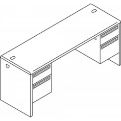 HON 38000 Series Kneespace Credenza, 72w X 24d X 29.5h, Mahogany/Charcoal 9 HON 38000 Series Kneespace Credenza, 72w X 24d X 29.5h, Mahogany/Charcoal -office furniture sale 27fd47b7c5648ee8e92b7caacb9b08ffc4